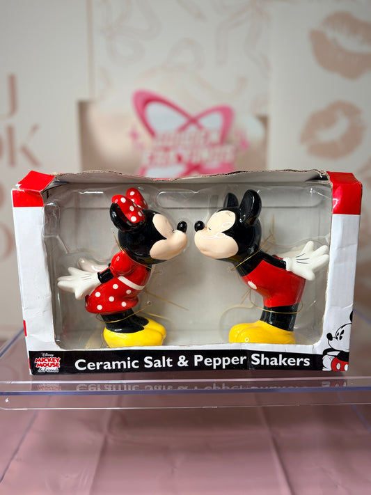 Mickey & Minnie salt & pepper shakers