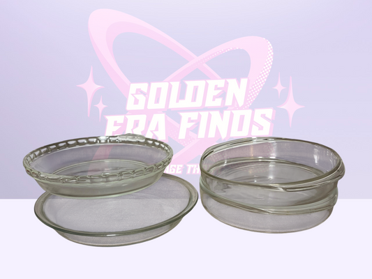 4- Clear Pyrex (2-1950’s) (2-1998)