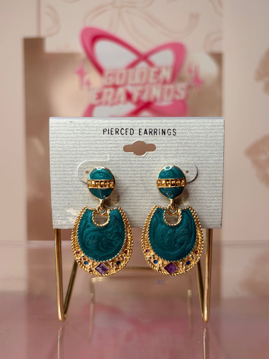 Edgar Berebi gold-tone dangle earrings (80’s)