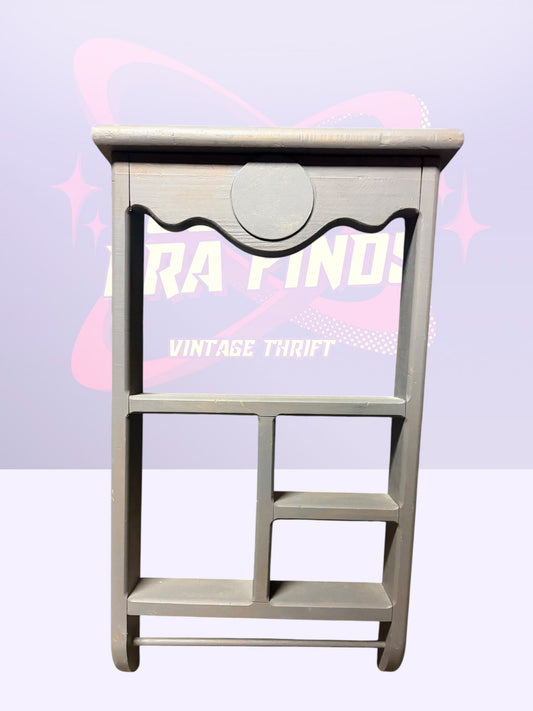 Country shadow box towel bar
