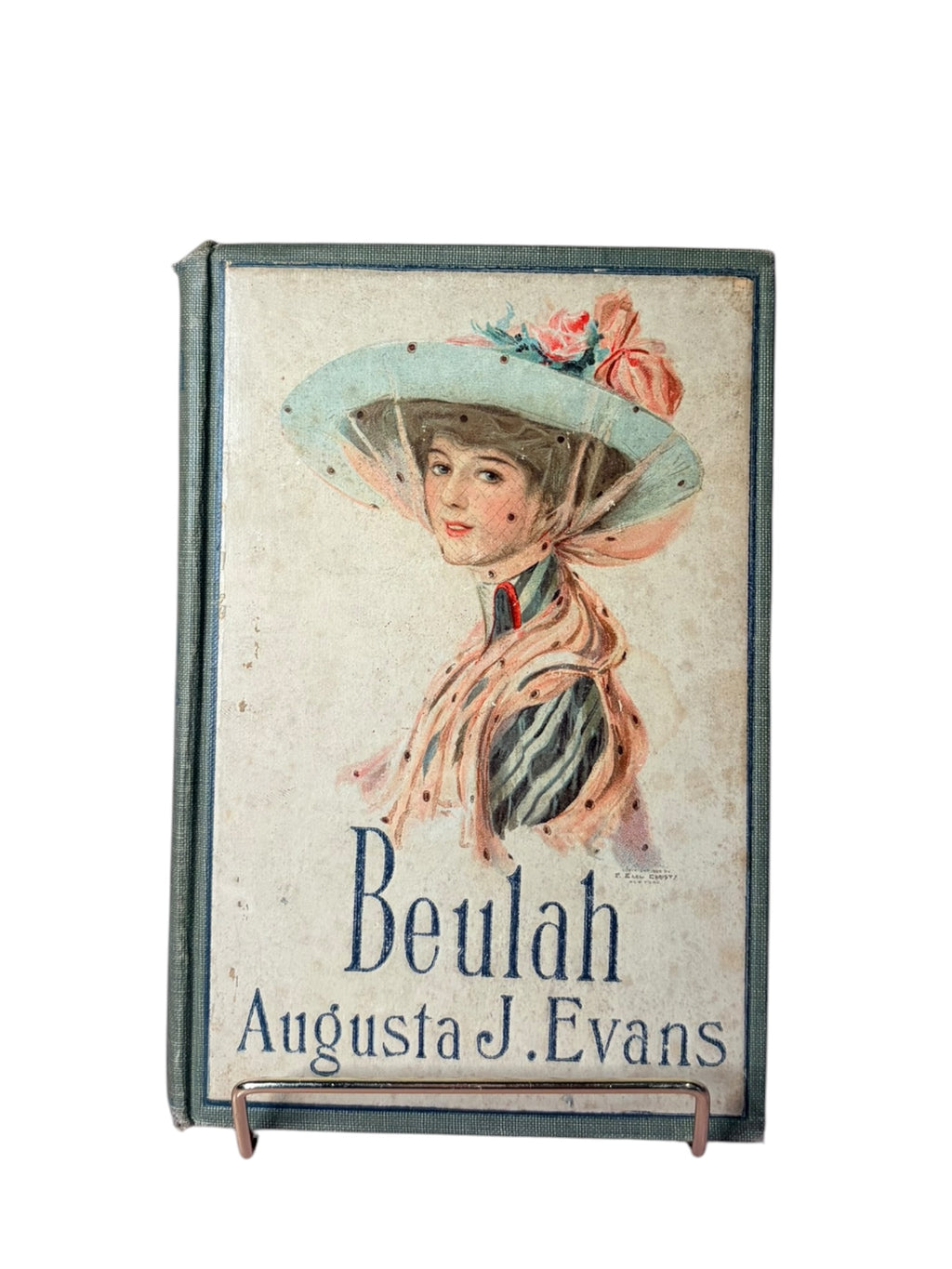Antique 1900s Beulah by Augusta Jane Evans - Hurst Companion Series Christy Portrait