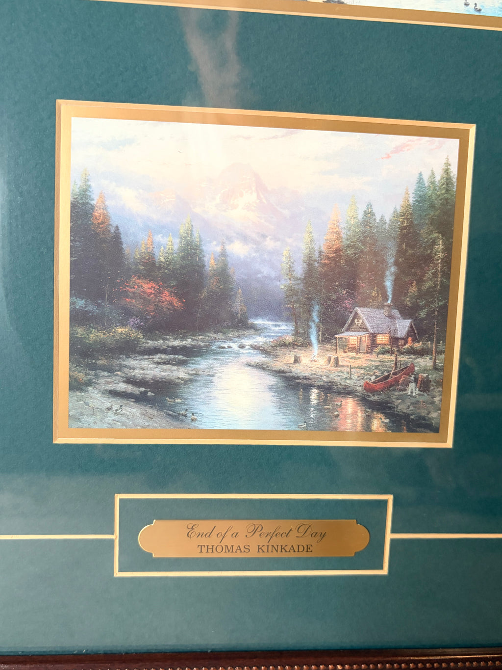 Thomas Kincade accent print triptych (2008)