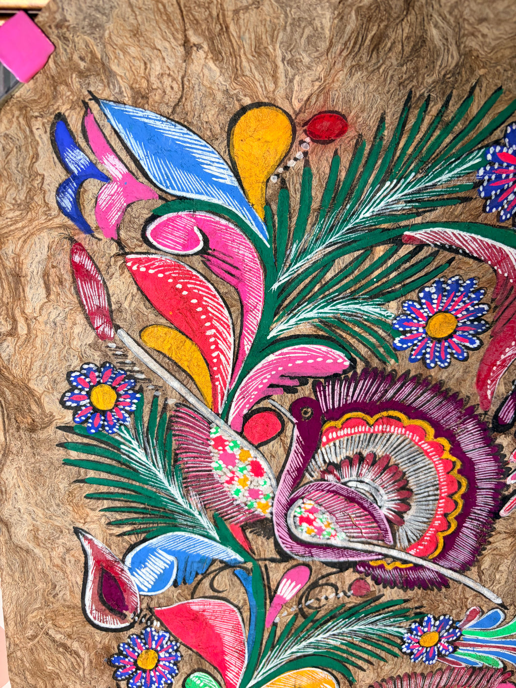 90’s Traditional Mexican Amate painting