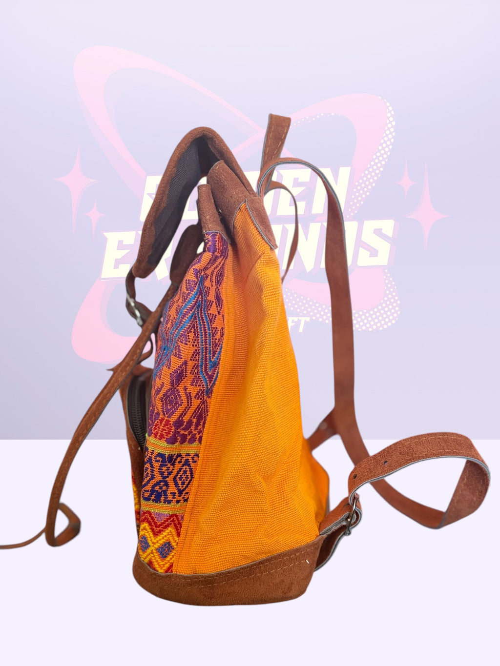 Guatemalan huipil backpack