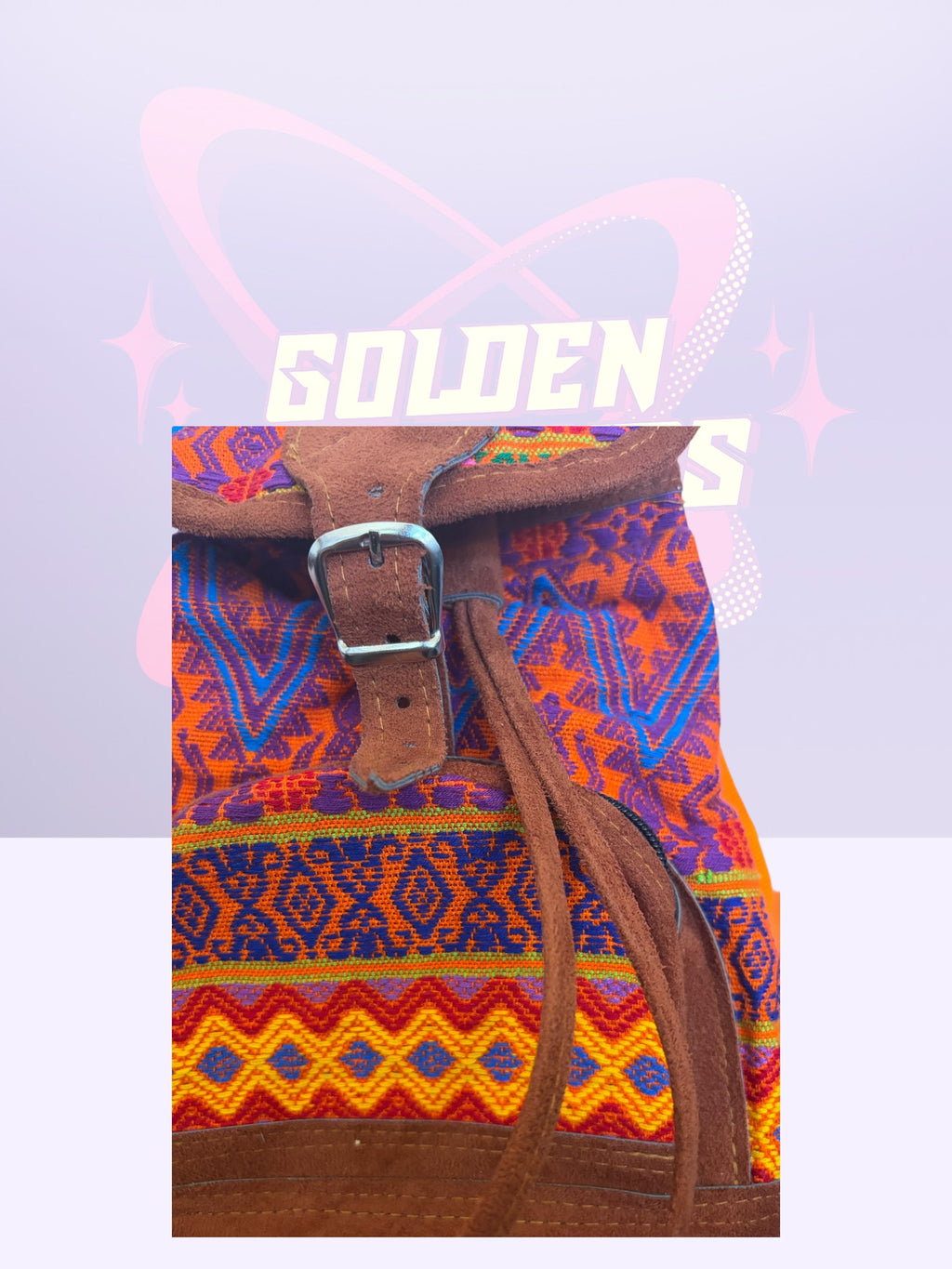 Guatemalan huipil backpack