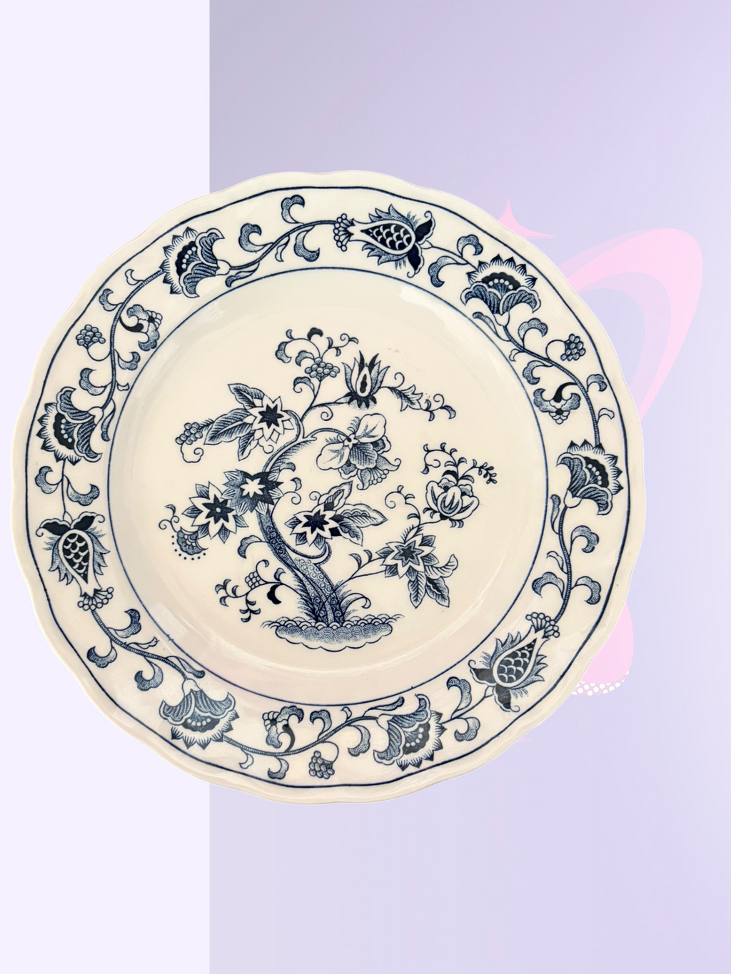 Nikko “Ming Tree” Salad Plate Double Phoenix Ironstone (80’s)