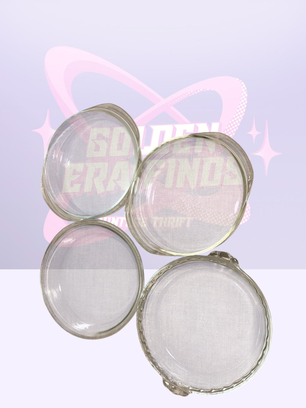 4- Clear Pyrex (2-1950’s) (2-1998)
