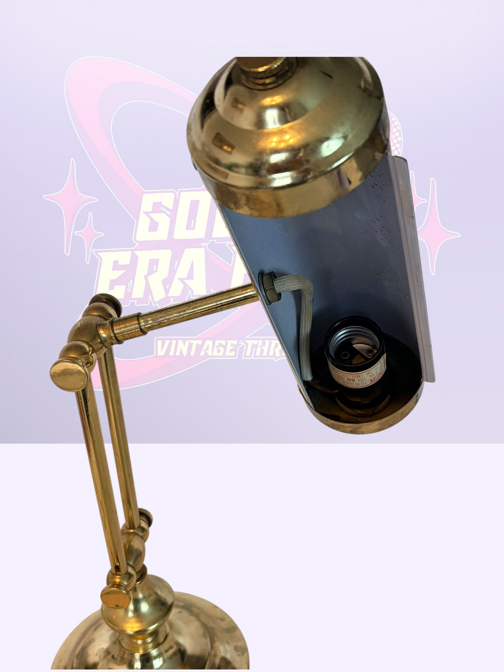 Adjustable brass piano students desk lamp (1970’s)