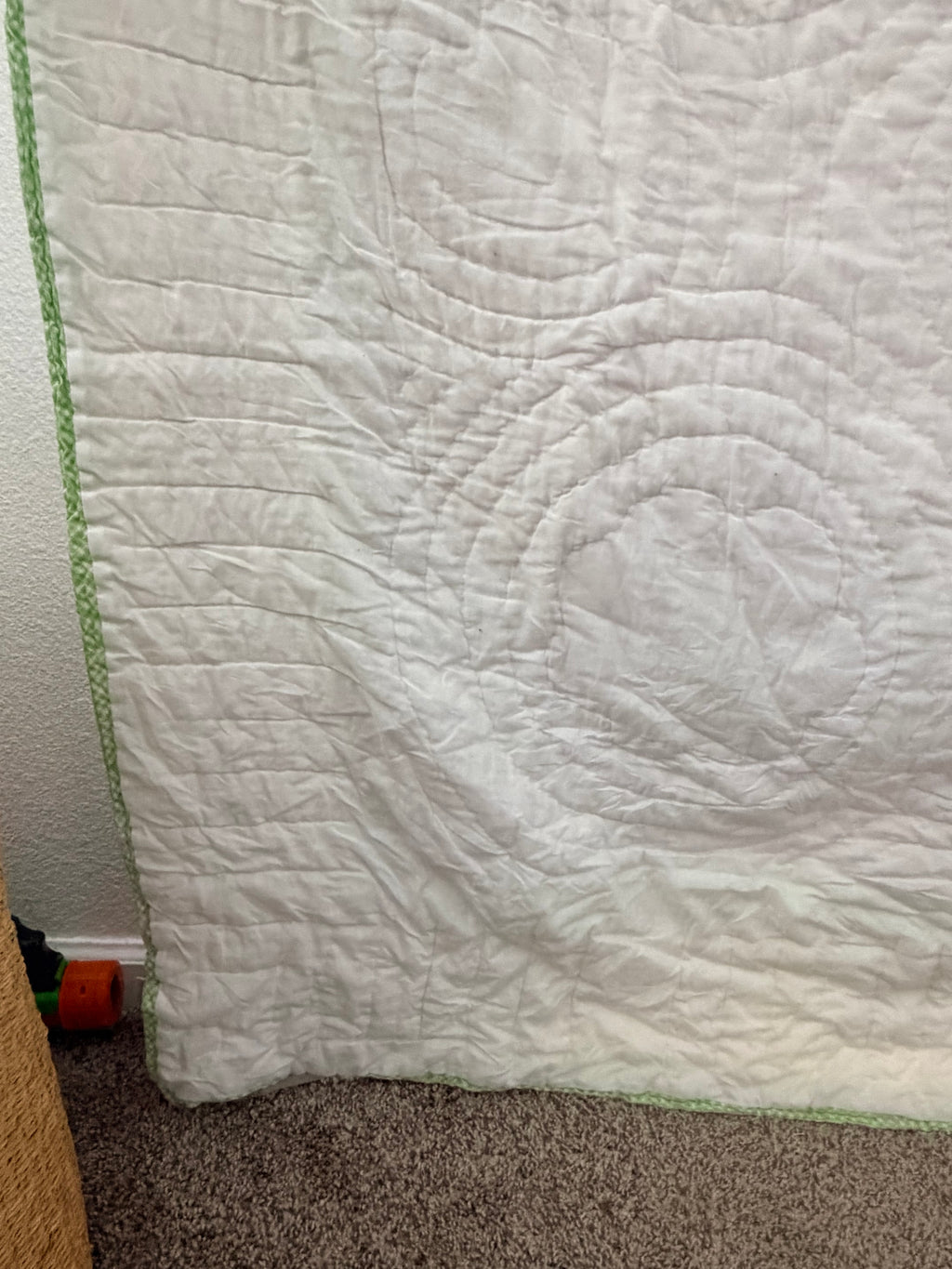 Pottery Barn Kids Secret Garden Patchwork Twin Quilt Pastel Floral Lavender (2000’s)