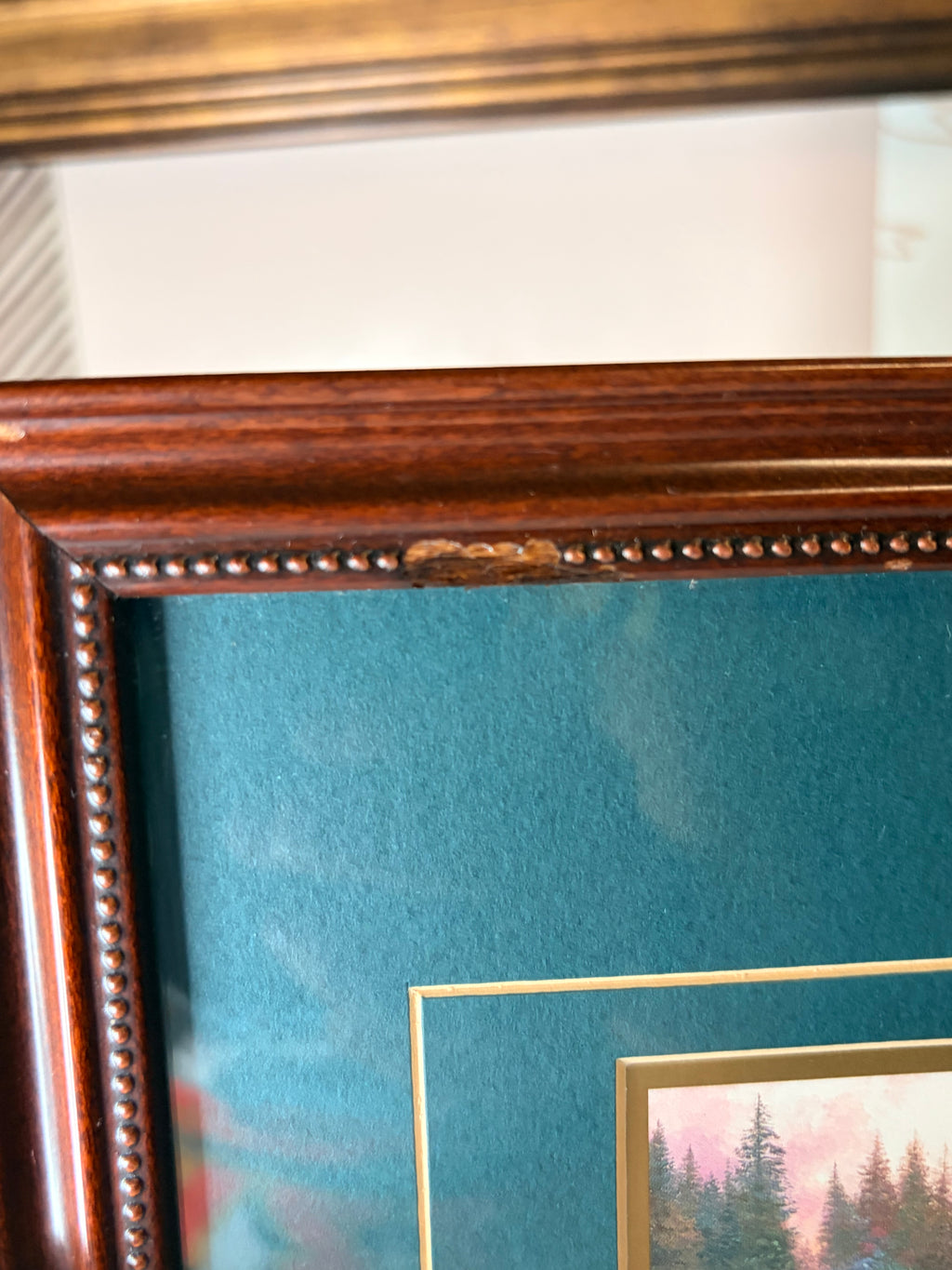 Thomas Kincade accent print triptych (2008)