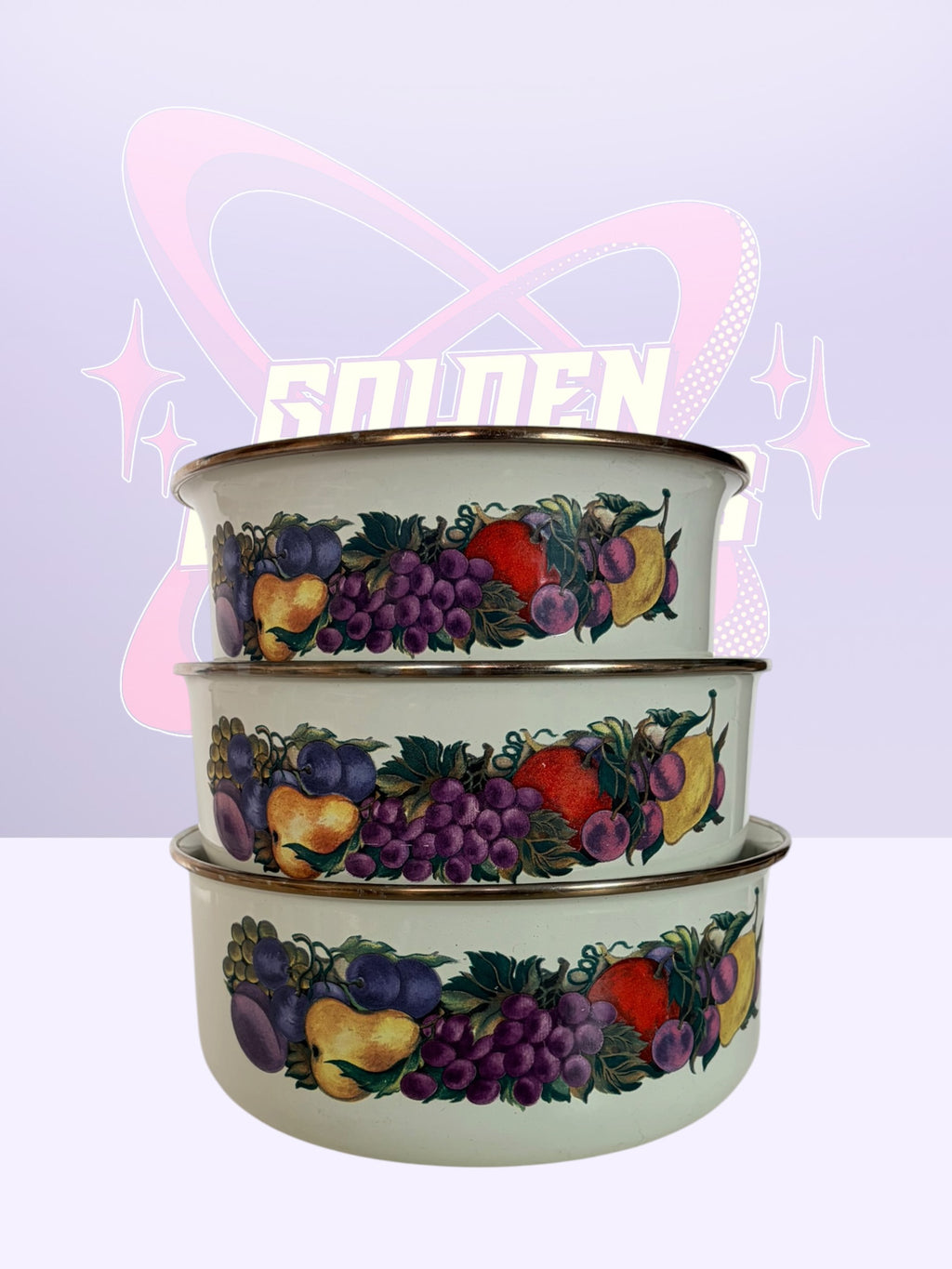Cornucopia Enamel Nesting Bowls (1980’s)