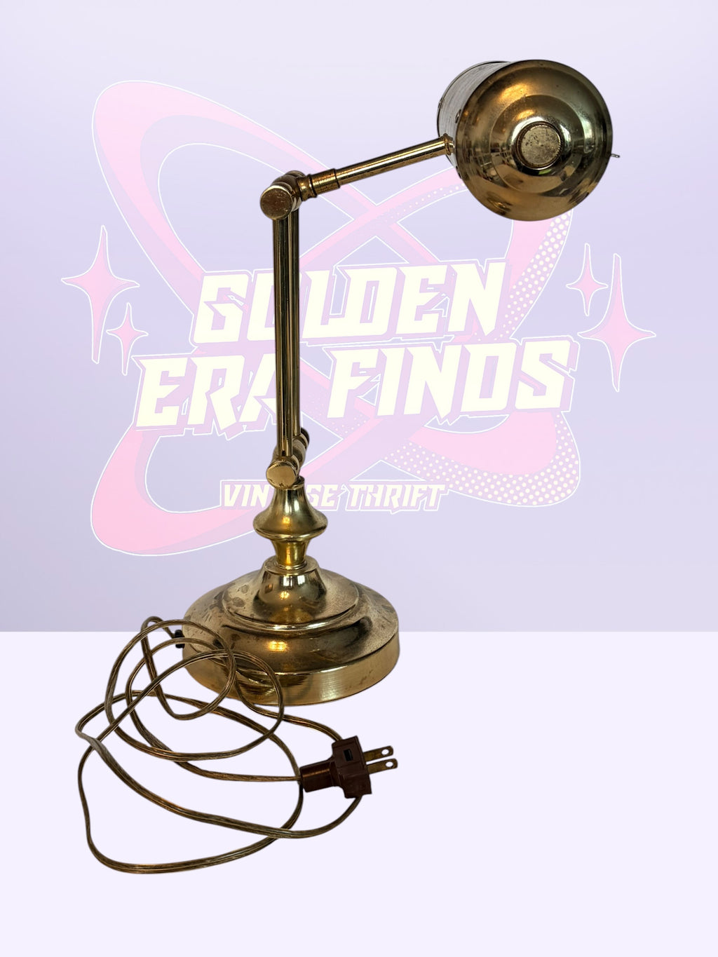 Adjustable brass piano students desk lamp (1970’s)