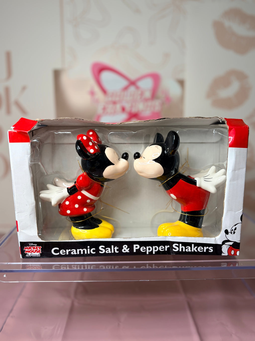 Mickey & Minnie salt & pepper shakers