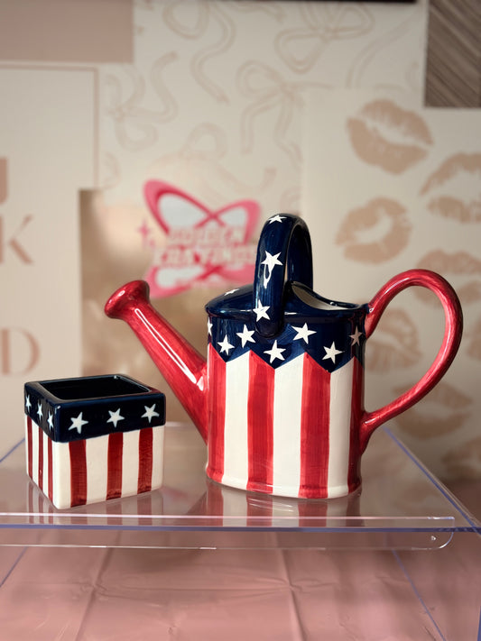 Ceramic Americana planters