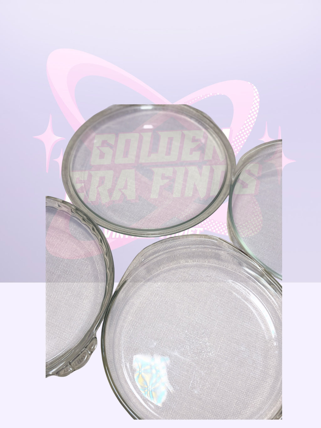 4- Clear Pyrex (2-1950’s) (2-1998)