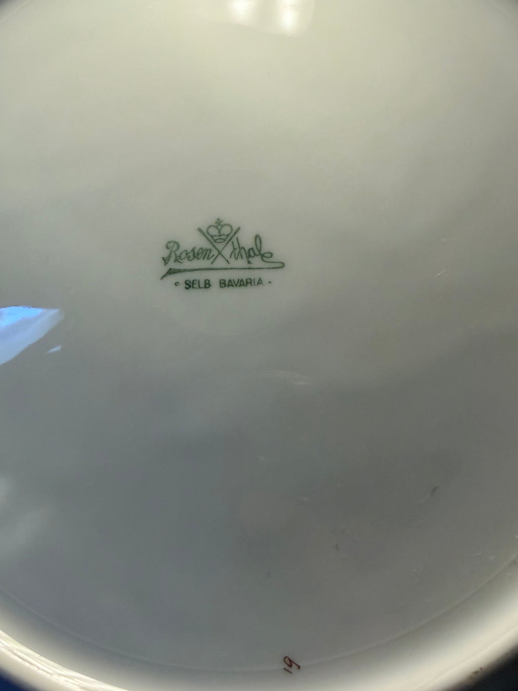 10- Antique Rosenthal "Donatello" pattern 2100 dinner plates (1930’s)