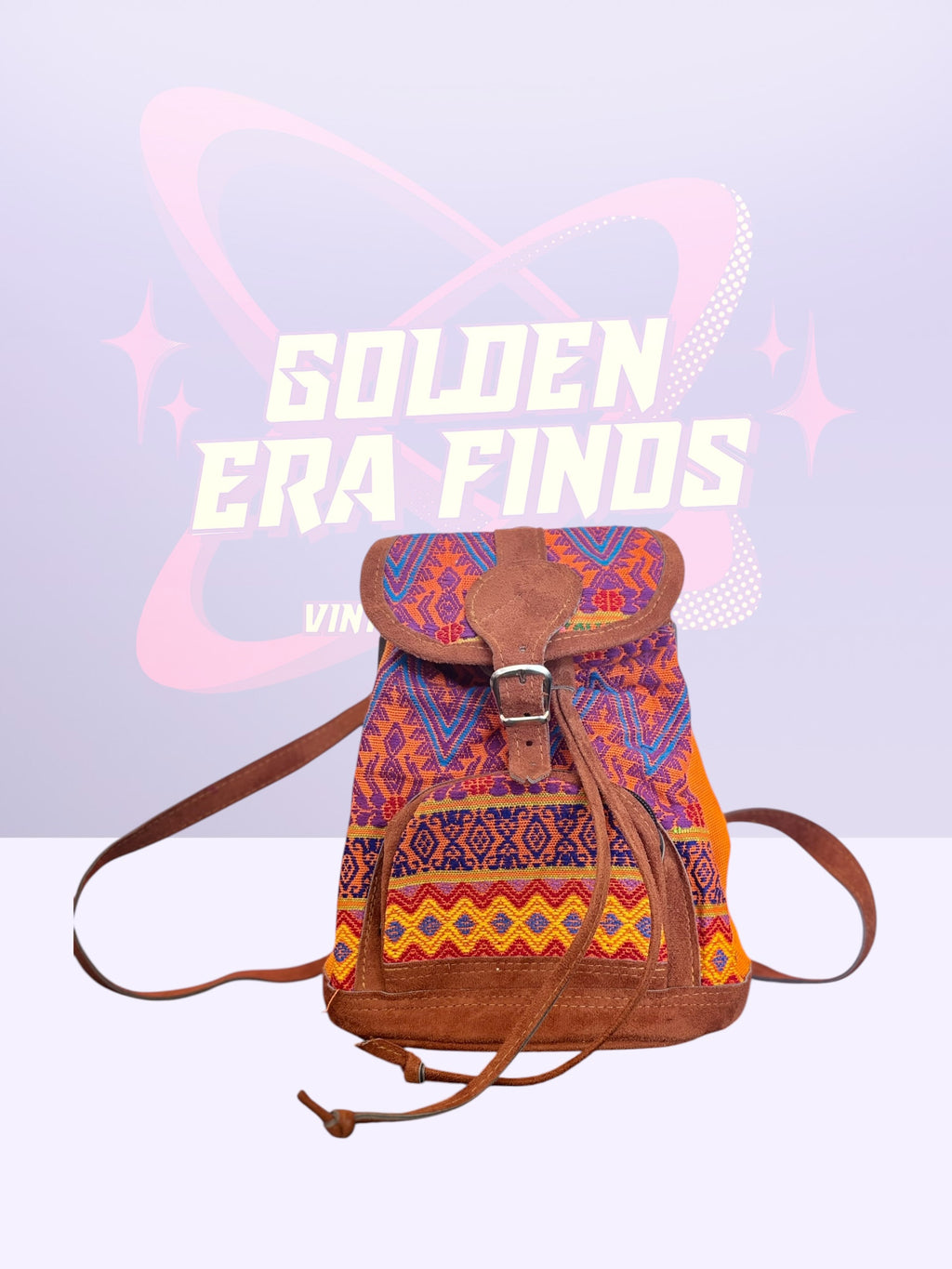 Guatemalan huipil backpack