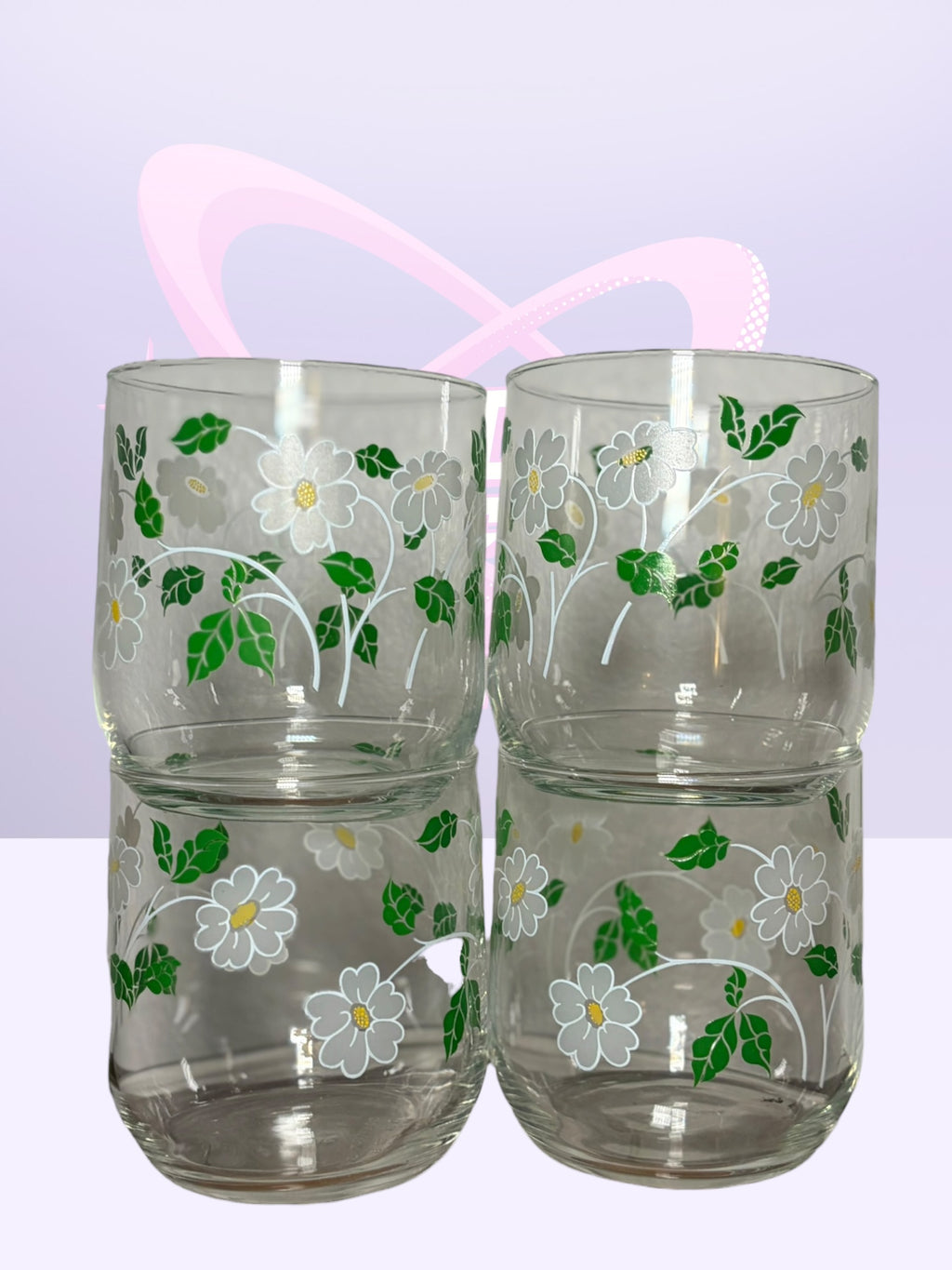 Libbey Daisy glasses (1960’s)