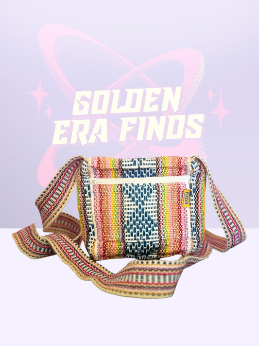 Artesanias MR. PINZON woven boho crossbody bag (90’s)