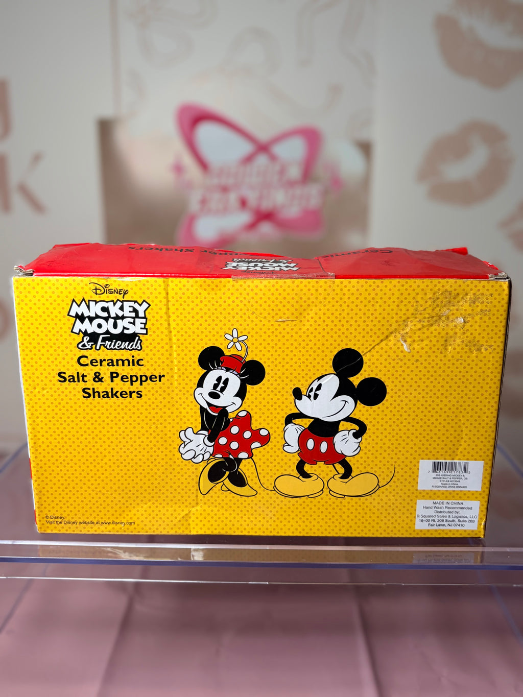 Mickey & Minnie salt & pepper shakers