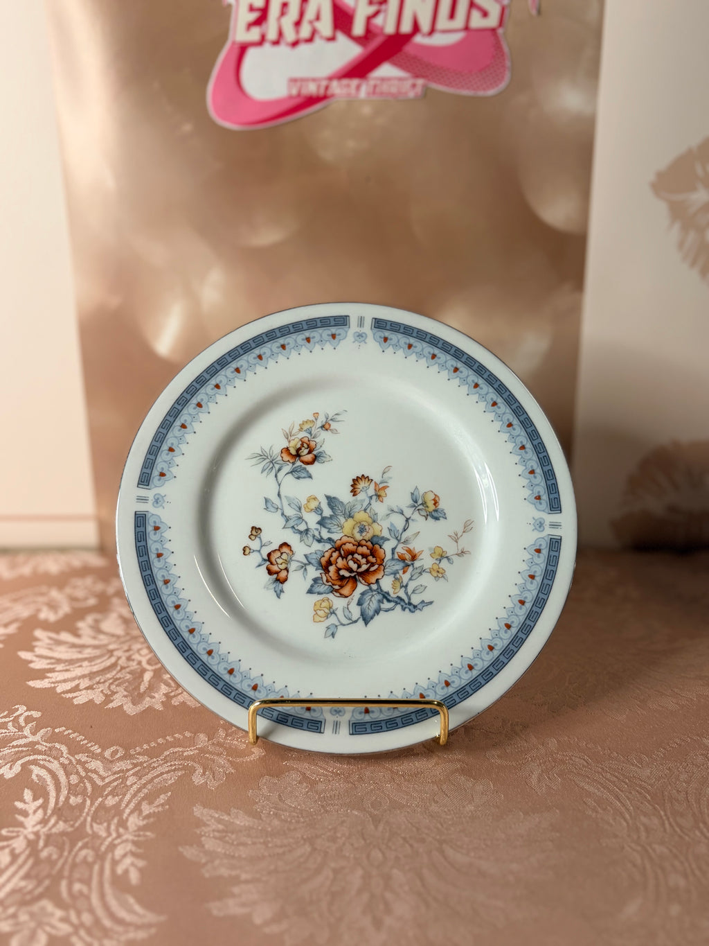 Imperial Garden bread and butter wall plate (80’s)