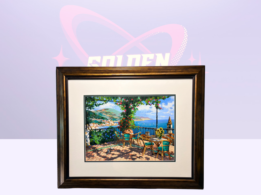 Anatoly Metlan’s "Mediterranean Vista” serigraph (2006)