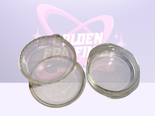 4- Clear Pyrex (2-1950’s) (2-1998)