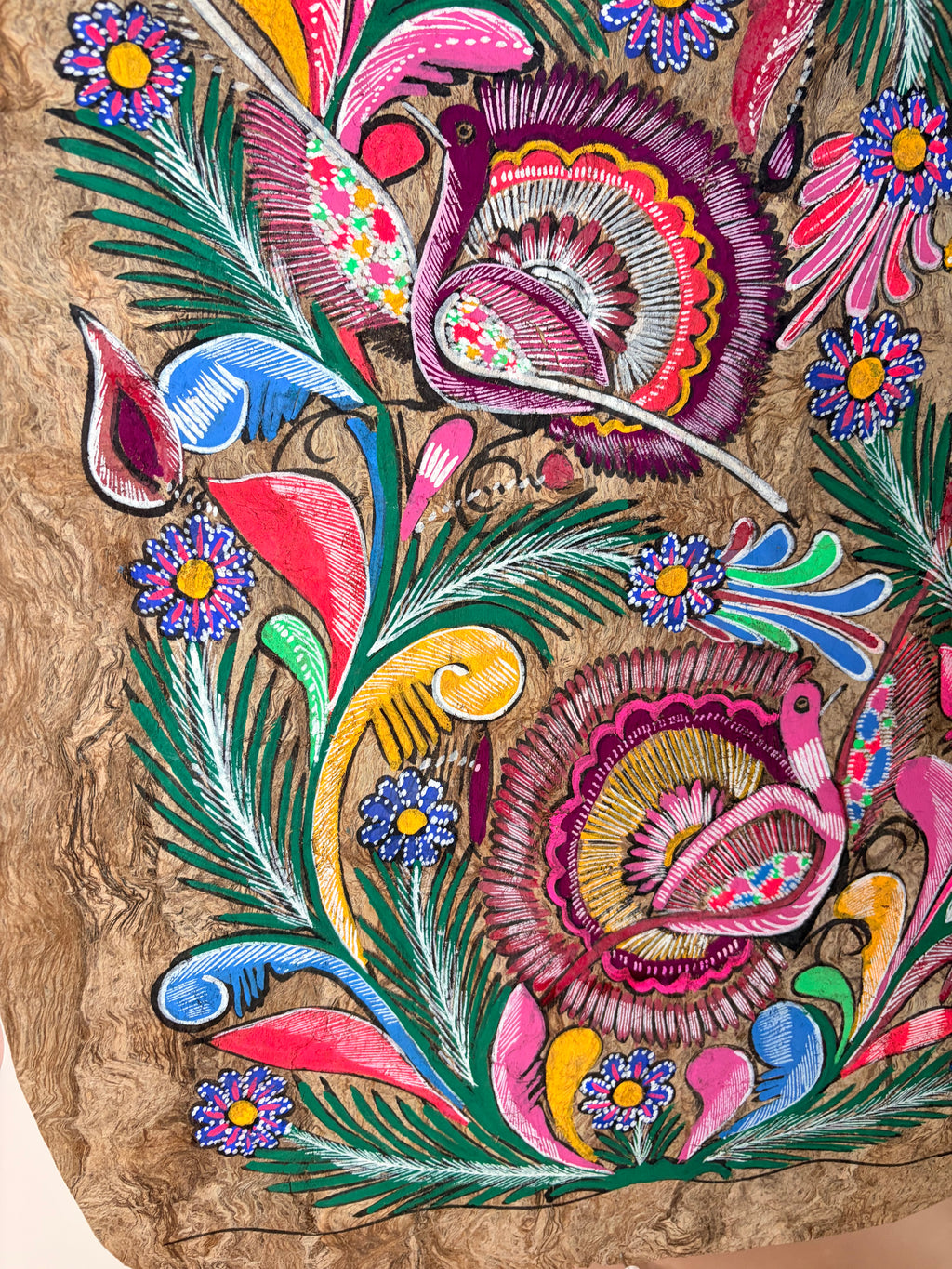 90’s Traditional Mexican Amate painting