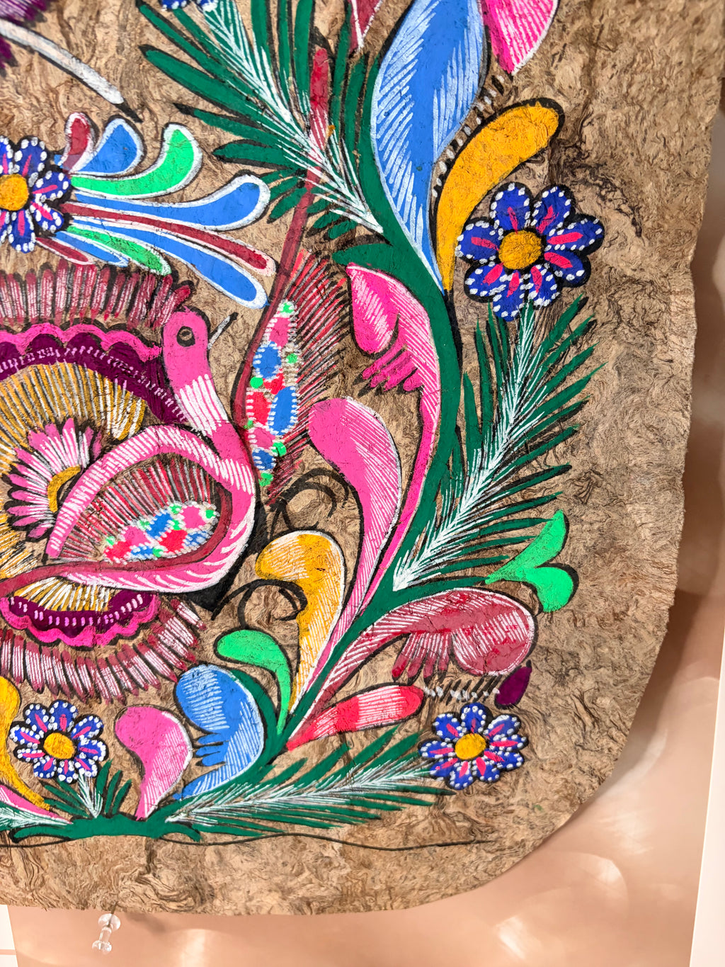 90’s Traditional Mexican Amate painting