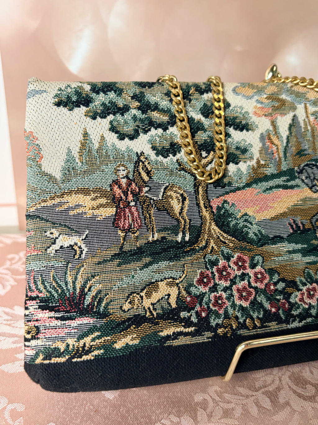 Harry Levine HL U.S.A. tapestry bag (50-60’s)