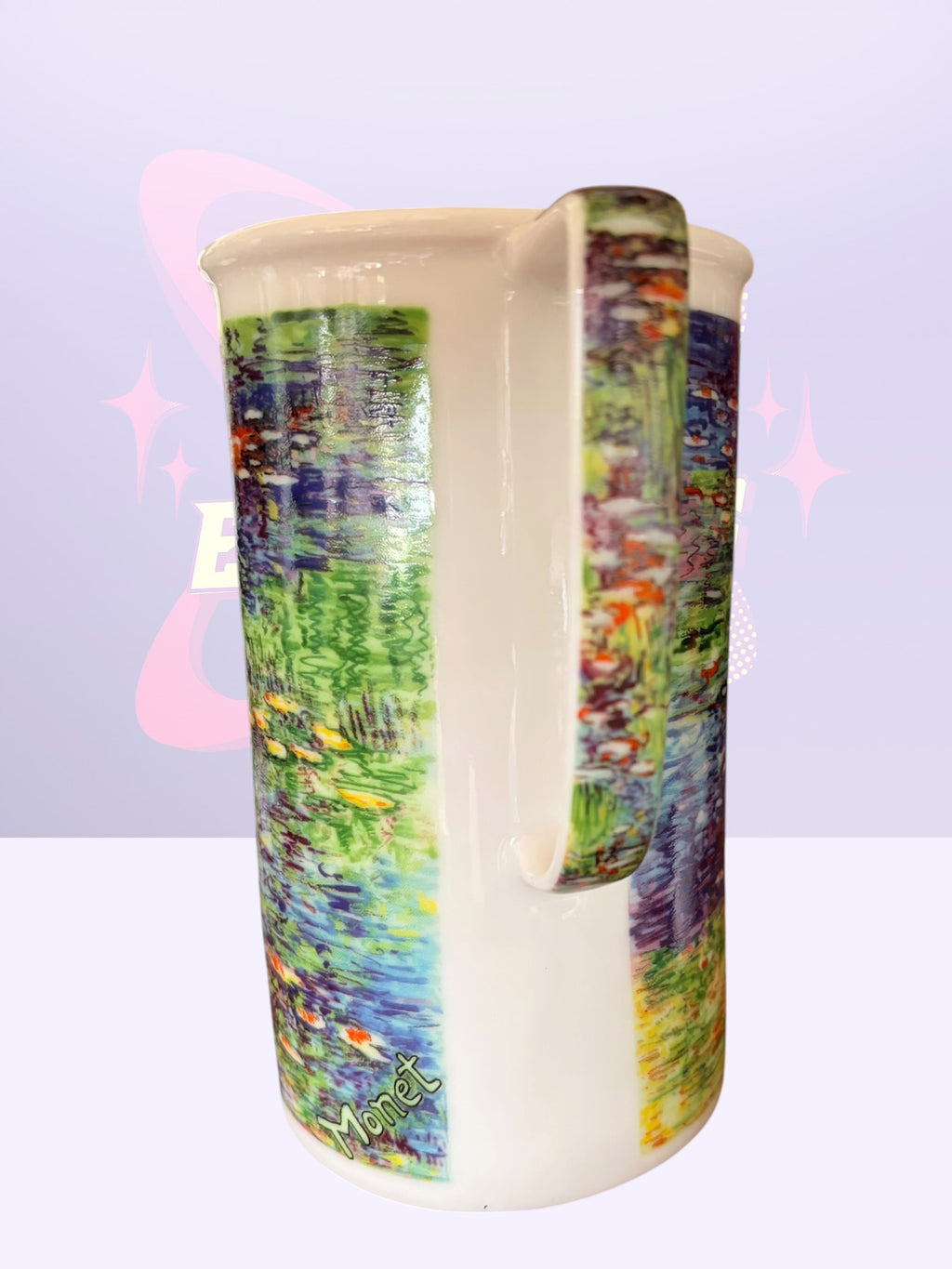 Chaleur Master Impressionists Claude Monet "Water Lilies" pitcher (90’s)