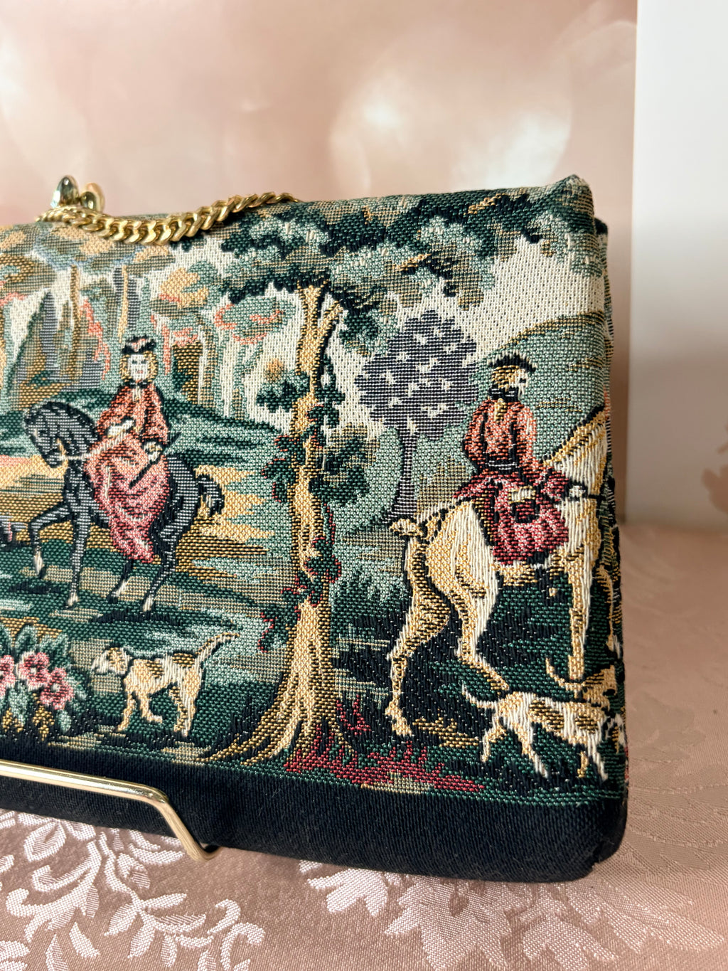 Harry Levine HL U.S.A. tapestry bag (50-60’s)