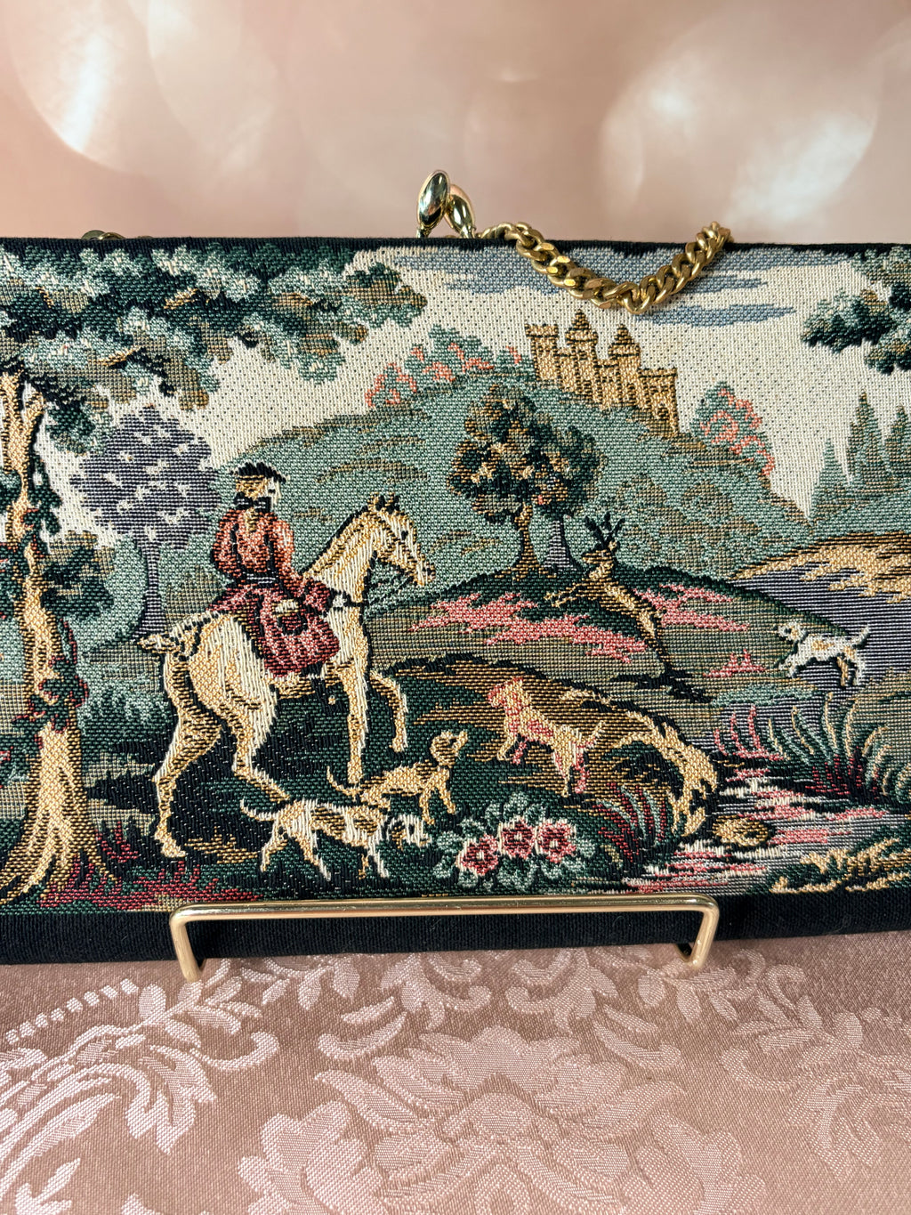 Harry Levine HL U.S.A. tapestry bag (50-60’s)