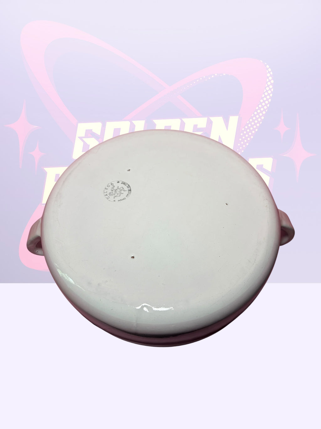 Caleca “Pink Garland” casserole dish 1.5 q (1980’s)