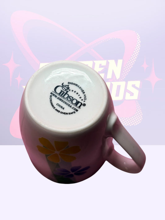 Gibson “Purple Bloom” Retired Retro Mug (90’s)