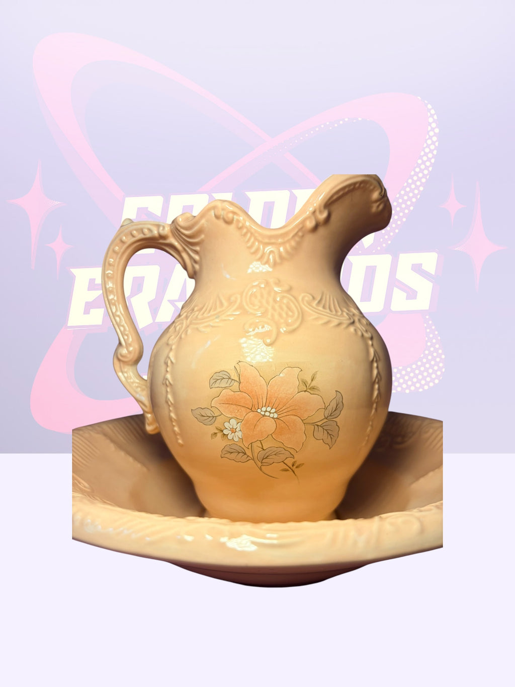Arnel’s Ceramic Pitcher and Wash Basin Set (1975)