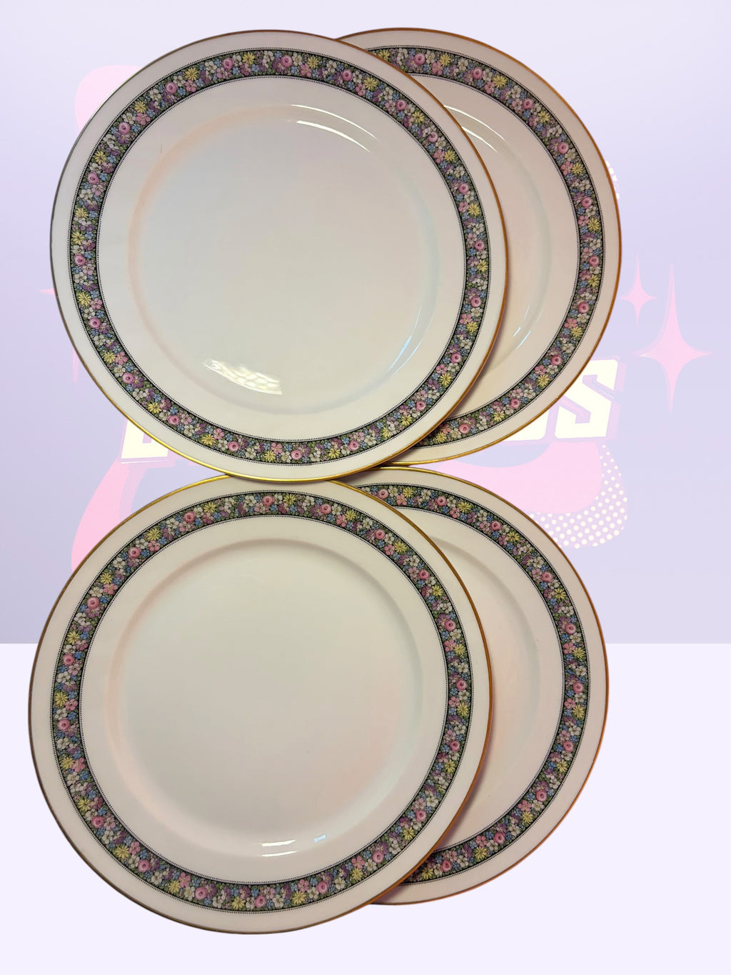 10- Antique Rosenthal "Donatello" pattern 2100 dinner plates (1930’s)